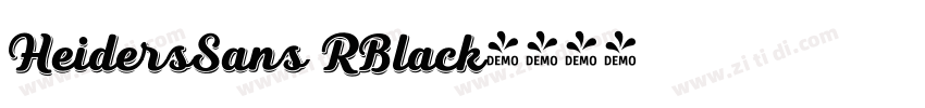 HeidersSans RBlack字体转换 HeidersSans RBlack字体转换